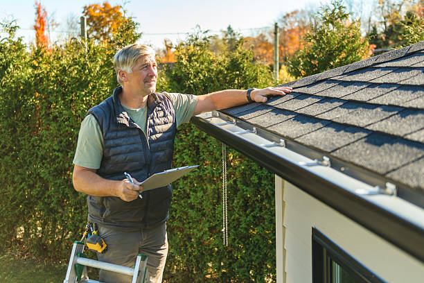 Professional Roof Inspection technician working in Iona, FL